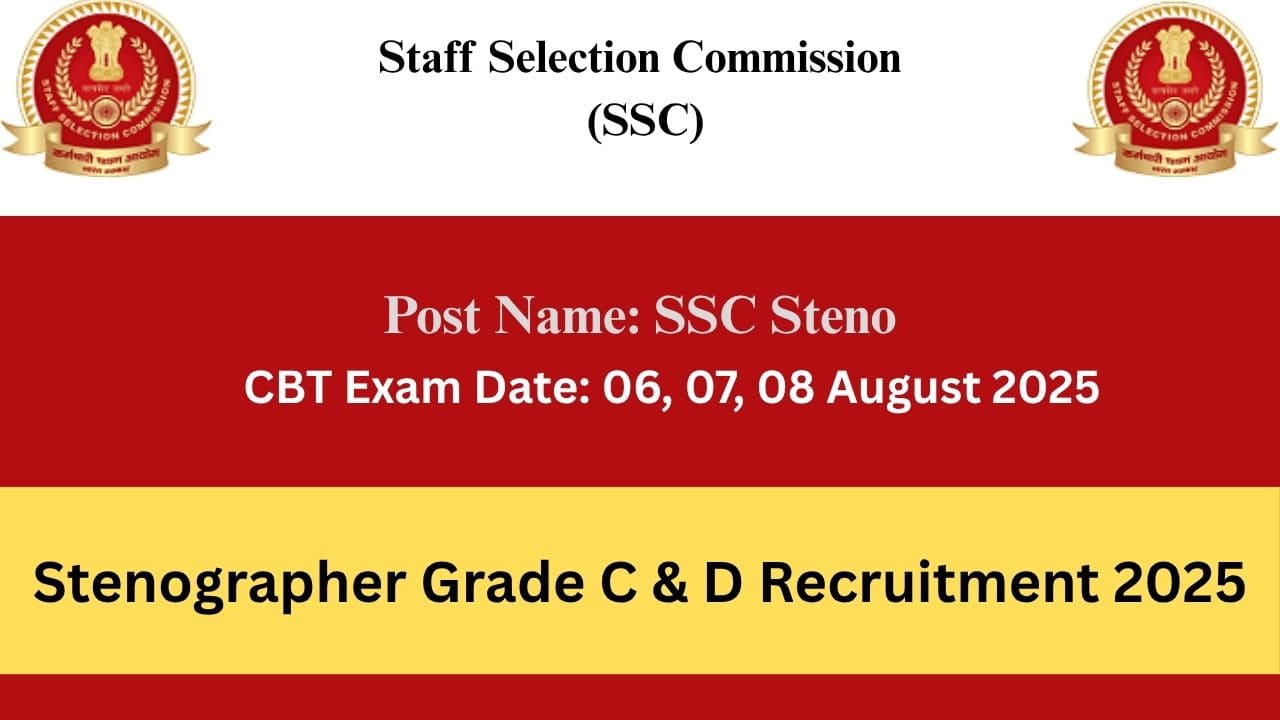 SSC Stenographer 2025
